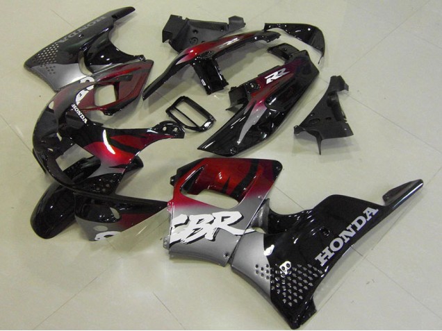 96-97 Rot Schwarz Silber CBR900RR 893 Motorrad Verkleidung
