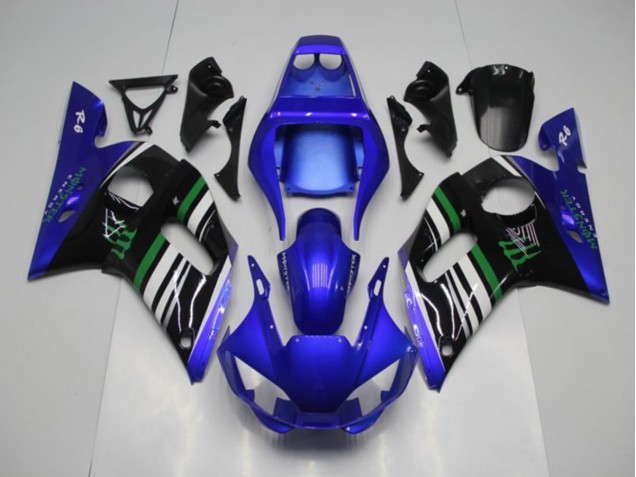 98-02 Blau Monster YZF R6 Motorrad Verkleidung 98-02 Blau Monster YZF R6 Motorrad Verkleidung