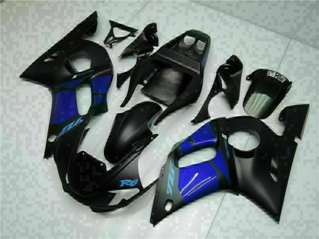 98-02 Blau Schwarz YZF R6 Motorrad Verkleidung 98-02 Blau Schwarz YZF R6 Motorrad Verkleidung