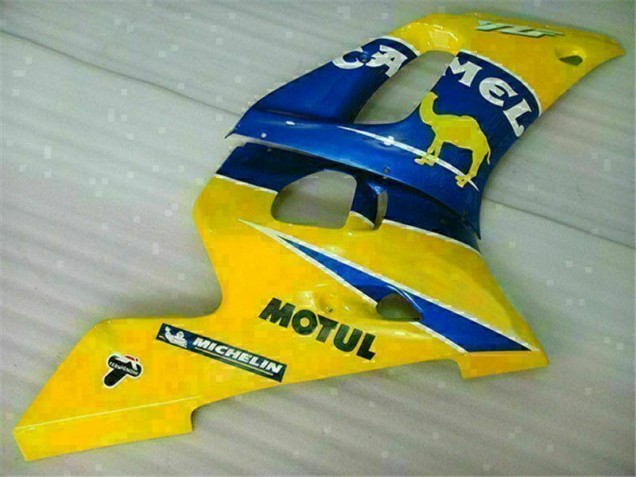98-02 Gelb Blau YZF R6 Motorrad Vollverkleidung