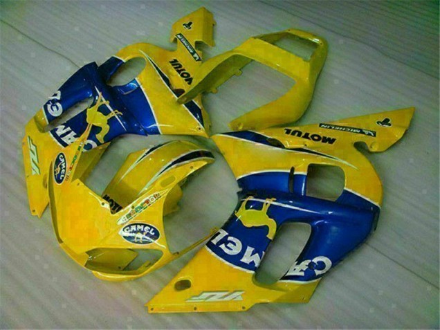 98-02 Gelb Blau YZF R6 Motorrad Vollverkleidung