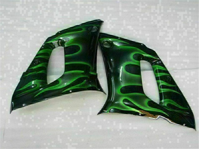 98-02 Grün Schwarz YZF R6 Motorrad Verkleidung