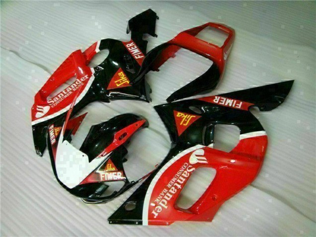 98-02 Rot Schwarz YZF R6 Motorrad Verkleidung