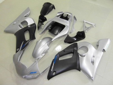98-02 Schwarz Silber YZF R6 Motorrad Verkleidung