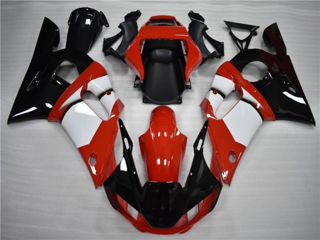 98-02 Schwarz Weiß YZF R6 Motorrad Verkleidung 98-02 Schwarz Weiß YZF R6 Motorrad Verkleidung