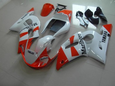 98-02 Weiß Rot Marlboro YZF R6 Motorrad Verkleidung