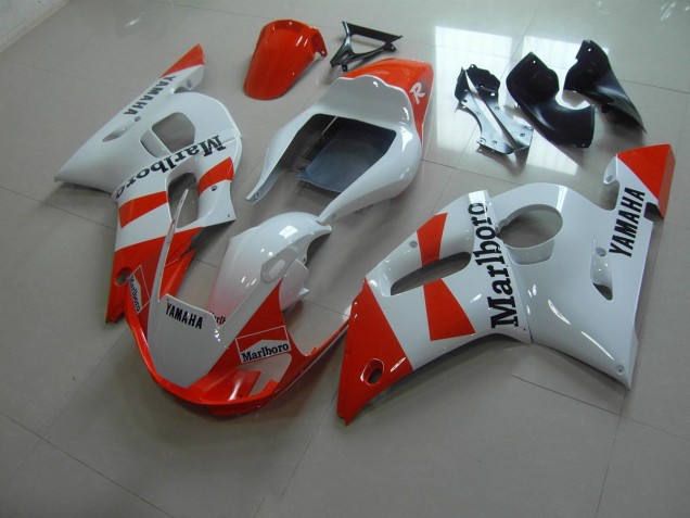 98-02 Weiß Rot Marlboro YZF R6 Motorrad Verkleidung 98-02 Weiß Rot Marlboro YZF R6 Motorrad Verkleidung