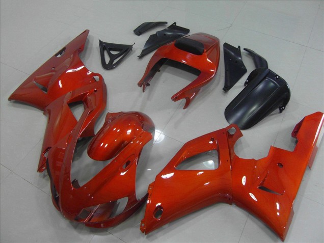 98-99 Dunkel orange YZF R1 Motorrad Verkleidung 98-99 Dunkel orange YZF R1 Motorrad Verkleidung