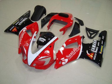 98-99 Rot Schwarz Weiß YZF R1 Motorrad Verkleidung