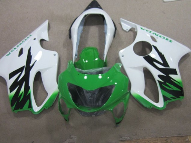99-00 Weiß Grün CBR600 F4 Motorrad Verkleidung